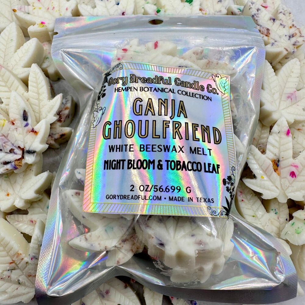 Ganja Ghoulfriend – Night Bloom & Tobacco Leaf Scent Beeswax Melts